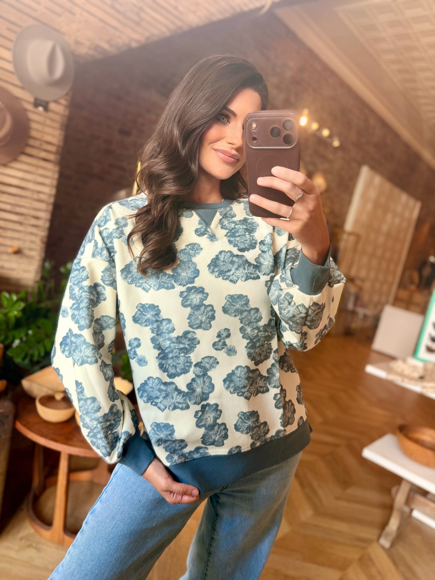 Falling for Floral Top