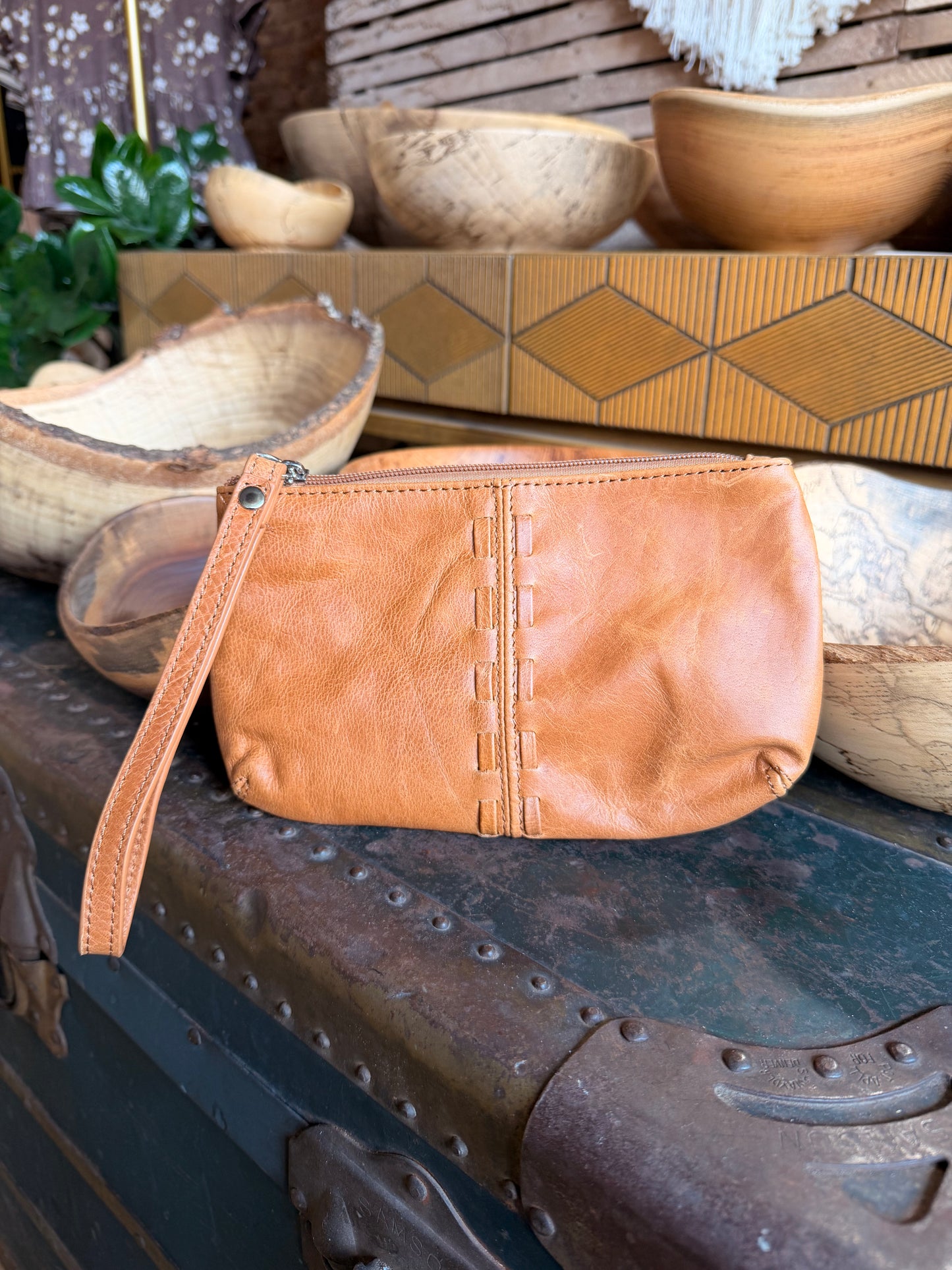 The Megan Clutch- Tan
