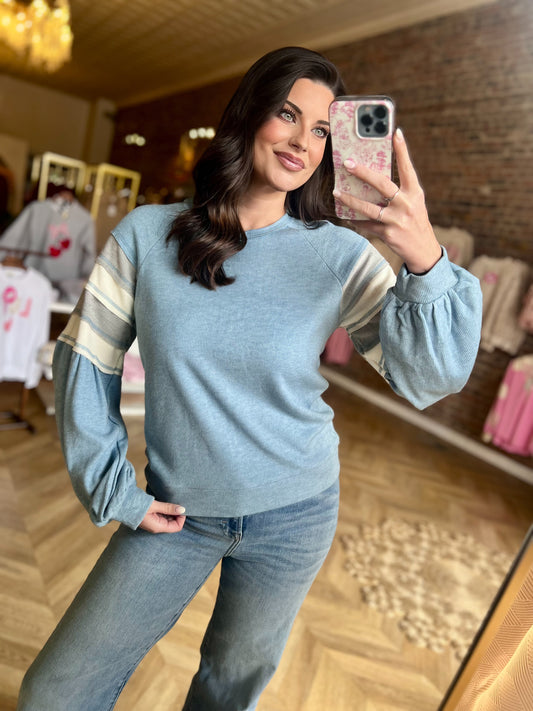 The Lizzie Top- Blue