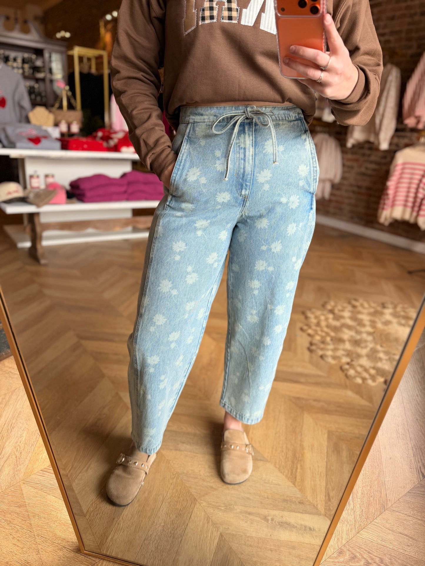 Dandelion Farm Barrel Jeans