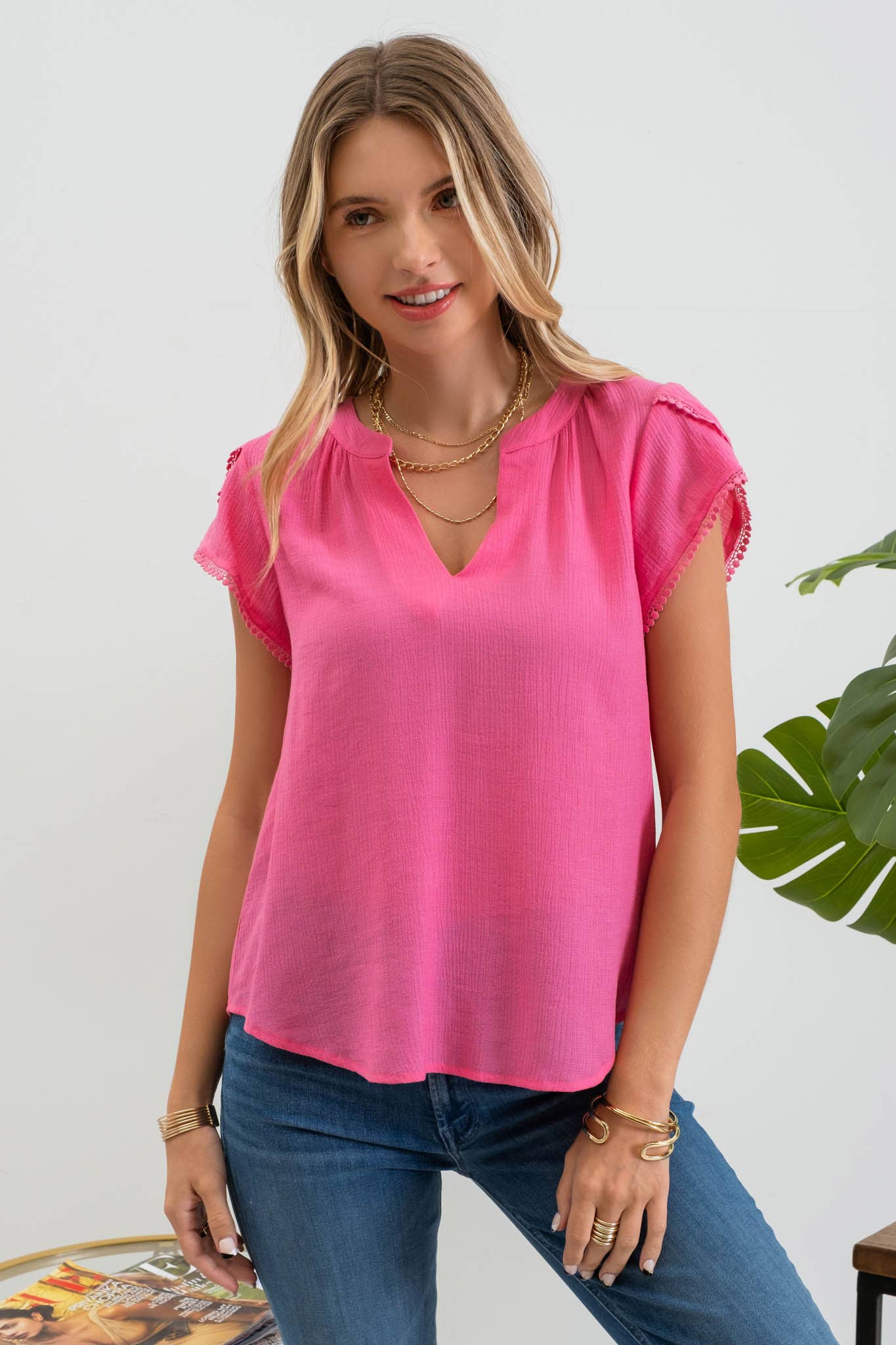 Pink Petal Top