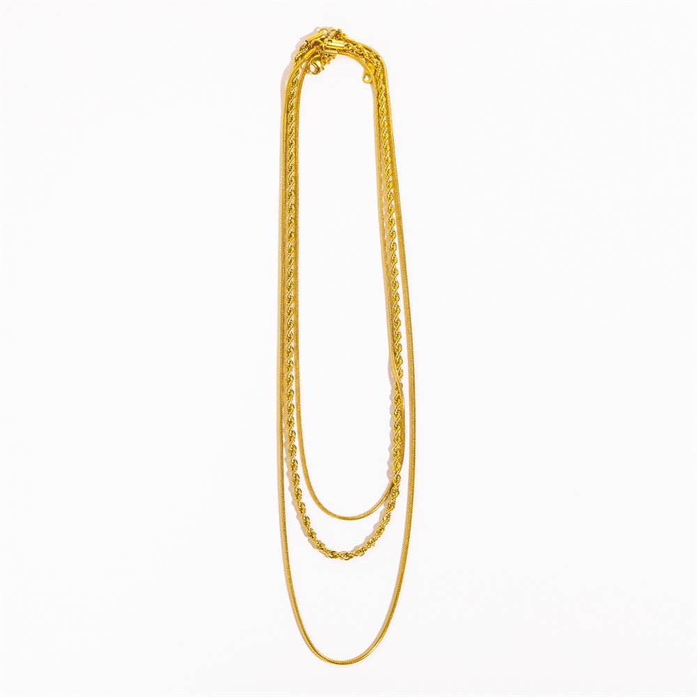 18K Dipped Amberly Necklace