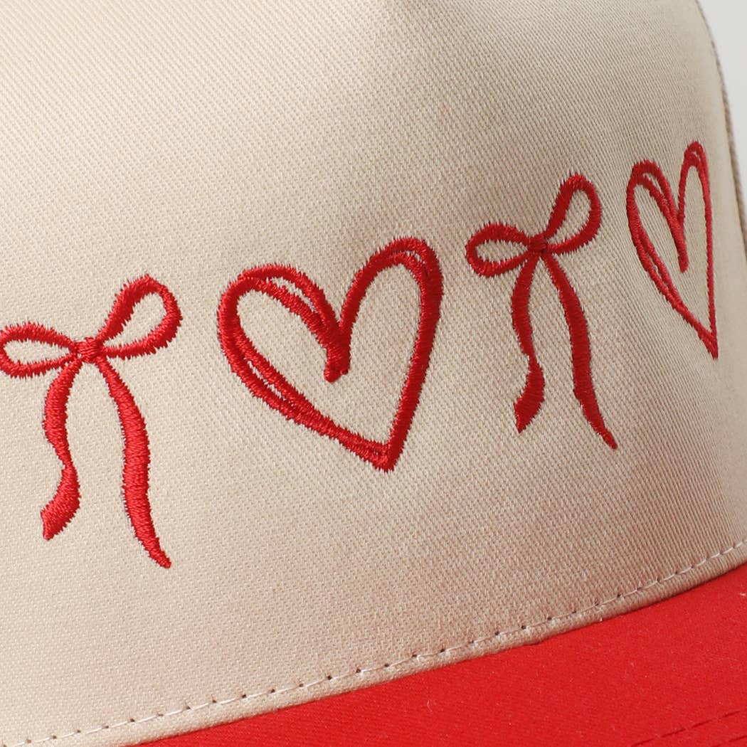 Sweet Hearts and Bows Trucker Hat