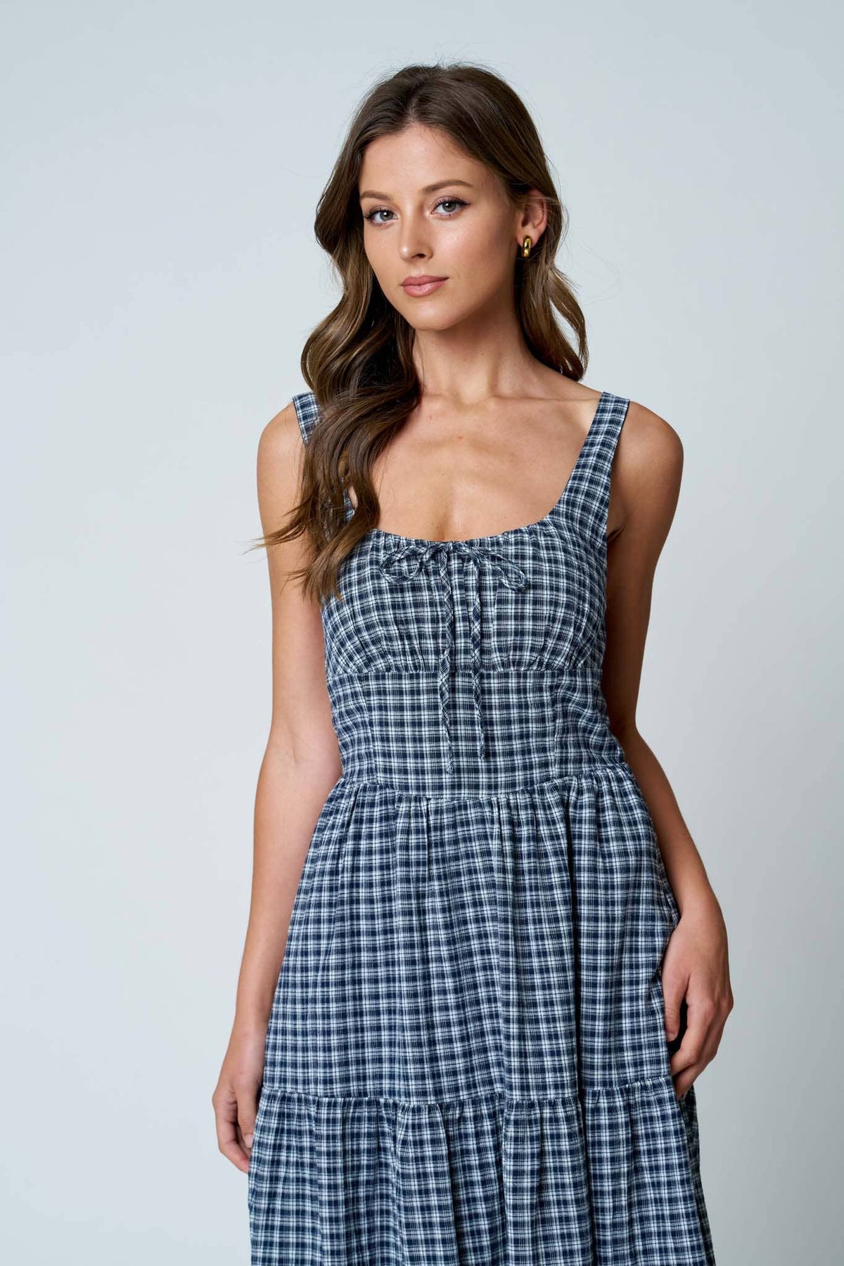 Plaid Around Dress