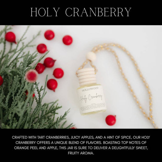 CAR DIFFUSER: HOLY CRANBERRY