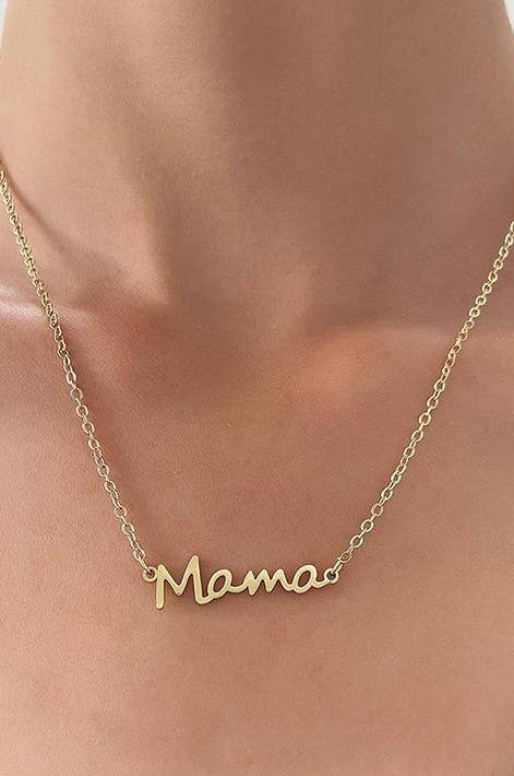 18K Mama Necklace
