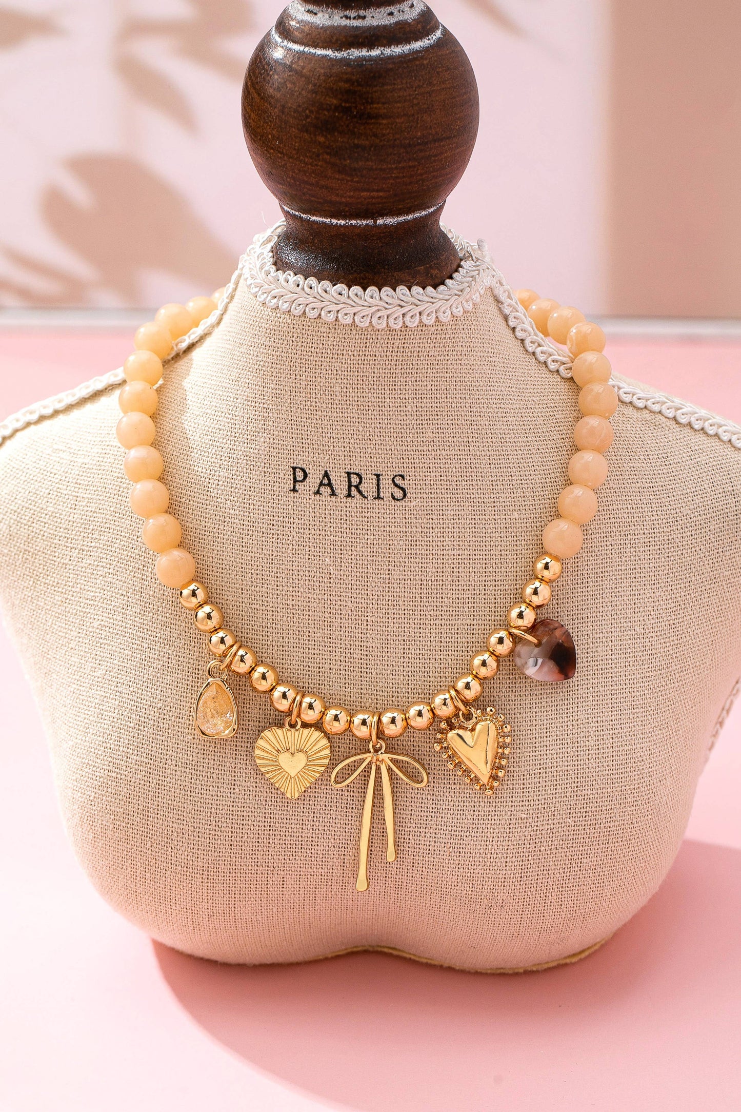 Beaded Heart Necklace