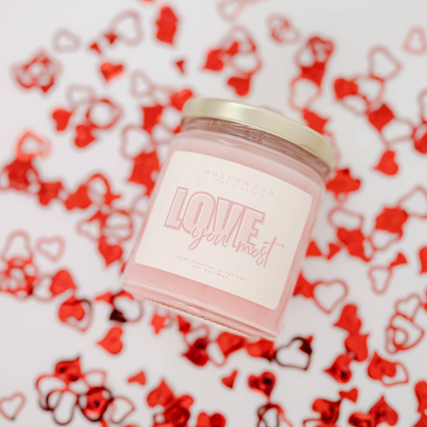 Valentine Candle: 8 OZ