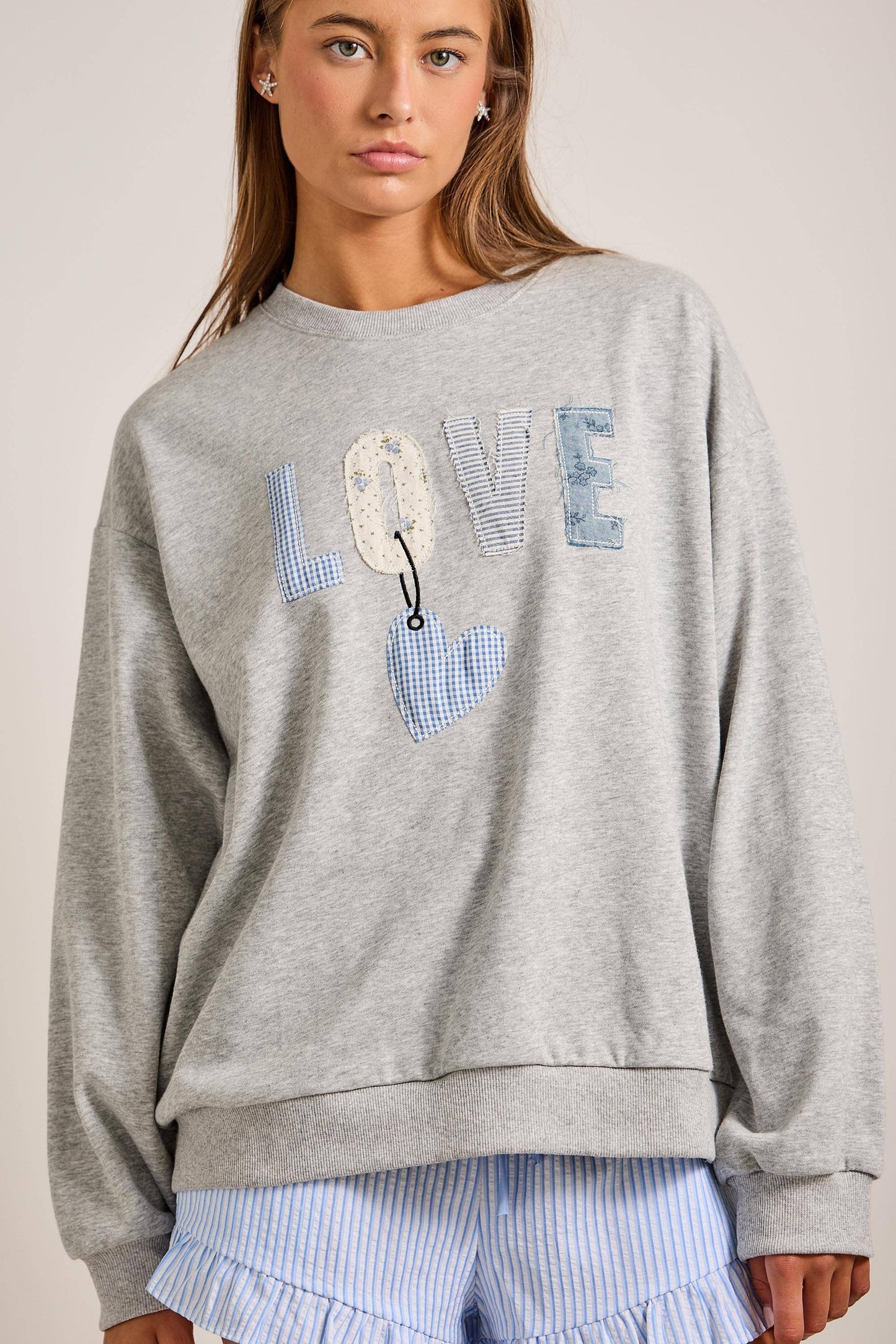 Grey Love Sweatshirt