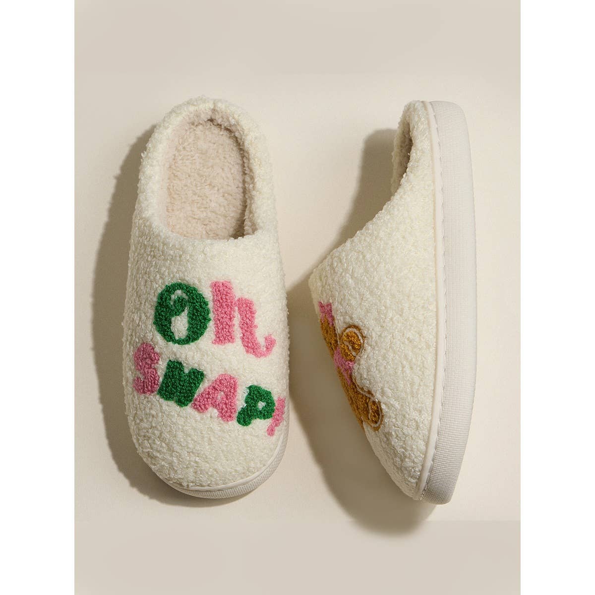 Gingerbread Fleece Slipper