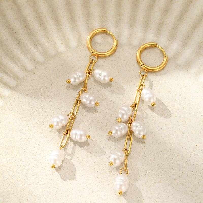 Pearl Rain Earrings | WR