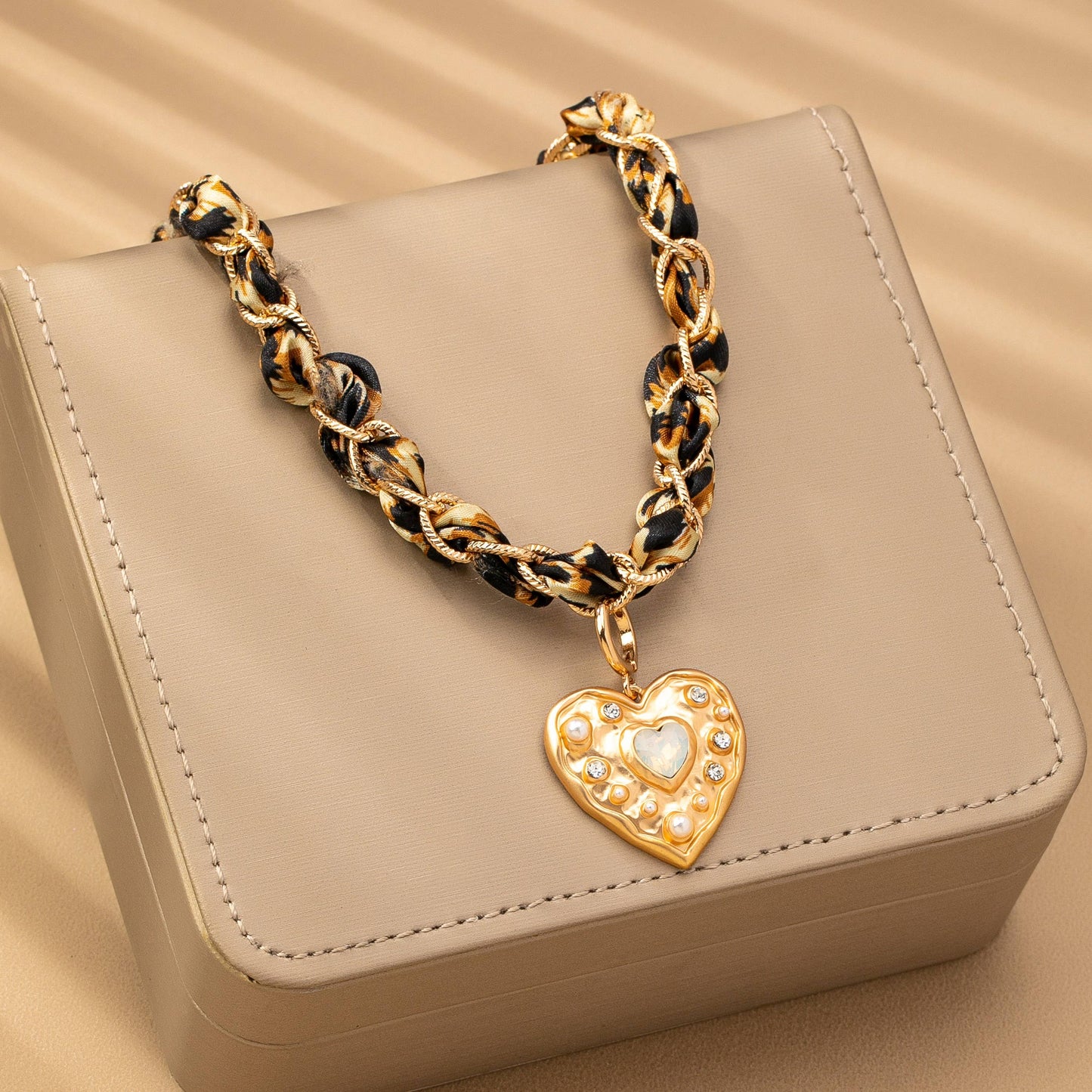 Double Cord Scarf Necklace