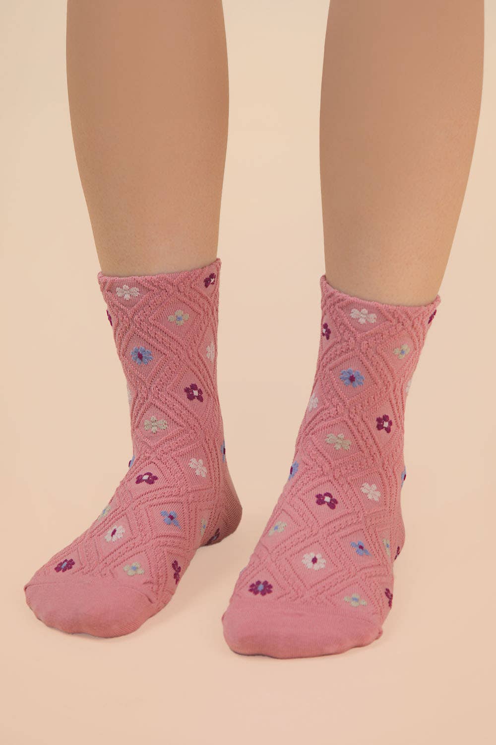 Floral Socks (Pink)