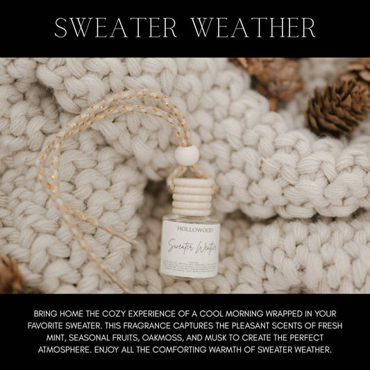 FALL CAR DIFFUSERS: Sweater Weather